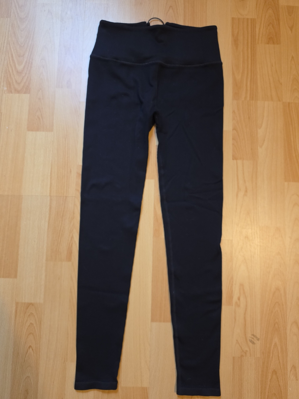 Ribbed High-Waist Black Women's Leggings